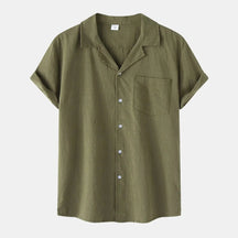 Camisa de Linho Masculina Bonzzano BZ002 em linho premium, elegante e confortável.