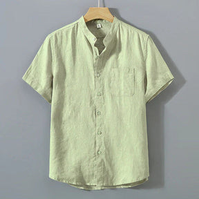 Camisa de Linho Masculina Bonzzano BZ003 em linho premium, corte clássico e acabamento refinado.