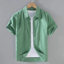 Camisa de Linho Masculina Bonzzano BZ004 com corte sofisticado e tecido respirável