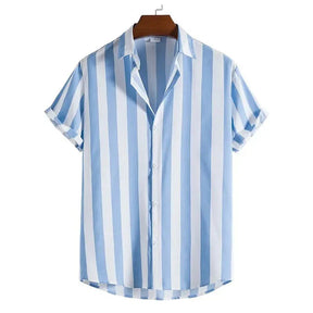 Camisa Listrada Masculina Bonzzano BZ392 em tecido leve e moderno.