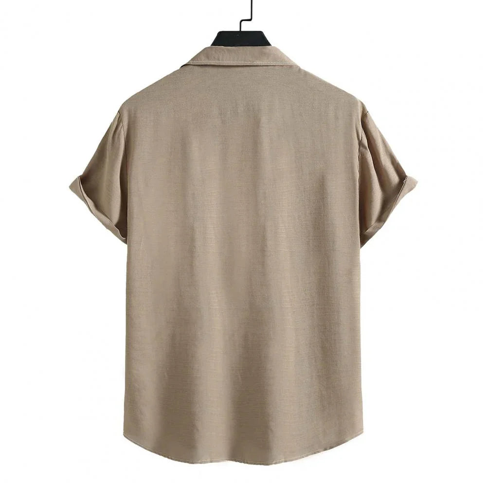 Camisa Manga Curta Lisa Bonzzano BZ082 em design clean e moderno.