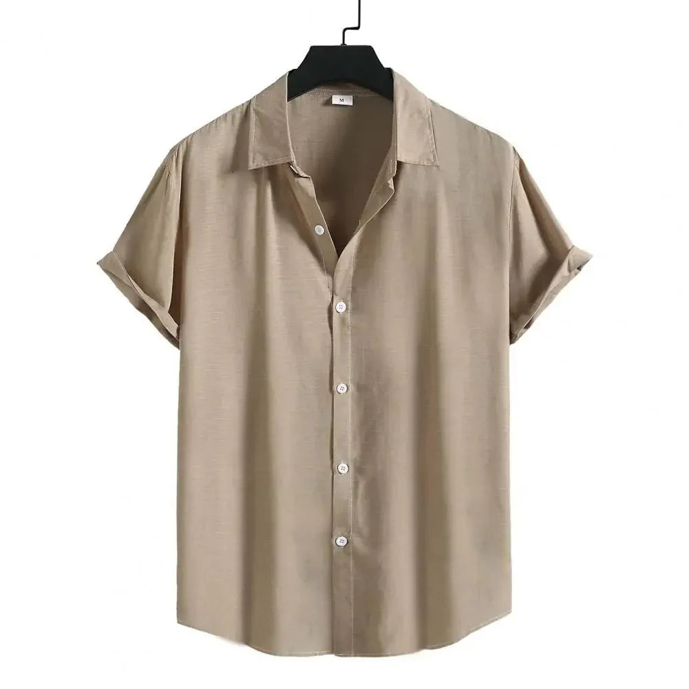 Camisa Manga Curta Lisa Bonzzano BZ082 em design clean e moderno.