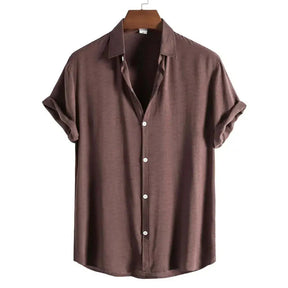 Camisa Manga Curta Lisa Bonzzano BZ082 em design clean e moderno.