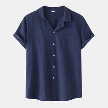 Camisa Masculina em Linho Bonzzano BZ397 com design casual e confortável.