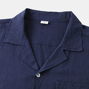 Camisa Masculina em Linho Bonzzano BZ397 com design casual e confortável.