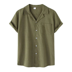 Camisa Masculina em Linho Bonzzano BZ397 com design casual e confortável.
