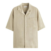 Camisa Masculina em Linho Relaxed Fit Bonzzano BZ360, ideal para climas quentes.
