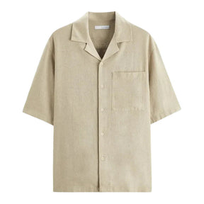 Camisa Masculina em Linho Relaxed Fit Bonzzano BZ360, ideal para climas quentes.