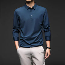 Camisa Polo Manga Comprida Masculina Bonzzano BZ051 em tecido premium