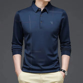 Camisa Polo Manga Comprida Masculina Bonzzano BZ052 em tecido premium.