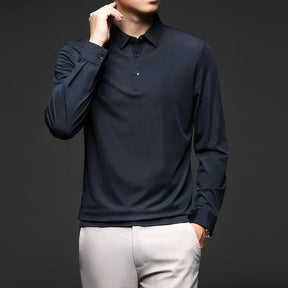 Camisa Polo Manga Comprida Masculina Bonzzano BZ051 em tecido premium