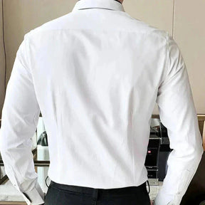 Camisa Social Masculina Bonzzano BZ152 em corte slim fit e tecido de alta qualidade