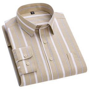 Camisa Social Masculina Bonzzano BZ154 em corte slim fit, elegante e confortável.