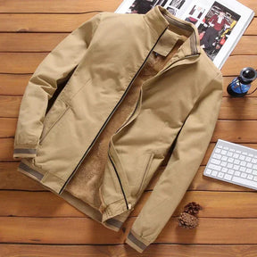 Jaqueta Bomber Masculina Bonzzano BZ168 em poliéster, estilo urbano.