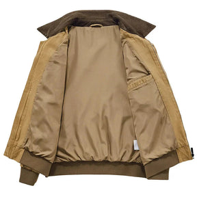 Jaqueta Bomber Vintage Masculina Bonzzano BZ178 em estilo retrô moderno
