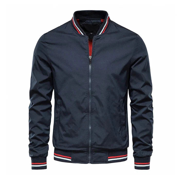 Jaqueta Casual Masculina Bonzzano BZ103 em poliéster resistente com design urbano e bolsos com zíper.