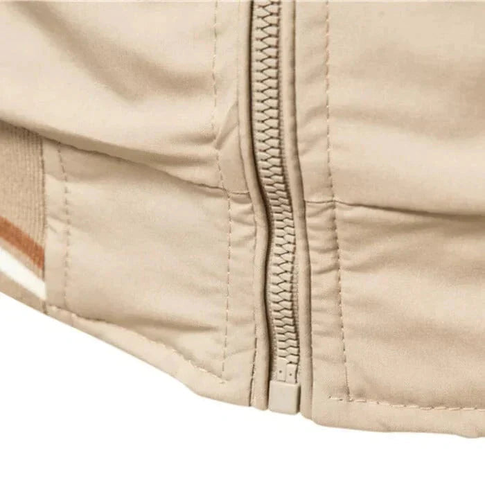 Jaqueta Casual Masculina Bonzzano BZ103 em poliéster resistente com design urbano e bolsos com zíper.