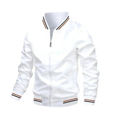 Jaqueta Casual Masculina Bonzzano BZ039 com zíperes, design moderno e corte ajustado.