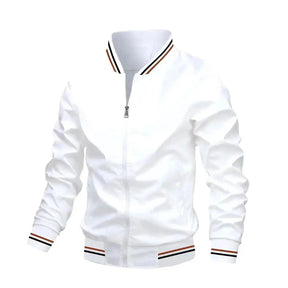 Jaqueta Casual Masculina Bonzzano BZ039 com zíperes, design moderno e corte ajustado.