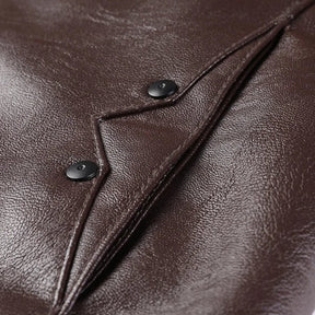 Jaqueta De Couro Masculina Bonzzano BZ169 com design clássico e elegante