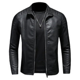 Jaqueta de Couro Motociclista Masculina Bonzzano BZ167 em couro resistente.