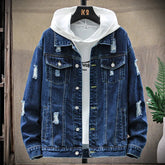 Jaqueta Jeans Masculina Bonzzano BZ138 com design moderno e urbano.