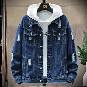 Jaqueta Jeans Masculina Bonzzano BZ138 com design moderno e urbano.