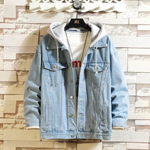 Jaqueta Jeans Masculina Bonzzano BZ141 em jeans premium, estilo moderno.