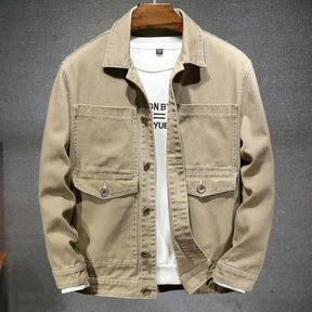 Jaqueta Jeans Masculina Bonzzano BZ107 com design clássico e moderno.