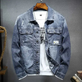 Jaqueta Jeans Masculina Bonzzano BZ153 com design moderno e elegante.
