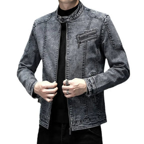 Jaqueta Jeans Masculina Bonzzano BZ162 com estilo vintage e moderno