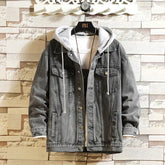Jaqueta Jeans Masculina Bonzzano BZ141 em jeans premium, estilo moderno.