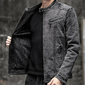 Jaqueta Jeans Masculina Bonzzano BZ162 com estilo vintage e moderno