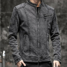 Jaqueta Jeans Masculina Bonzzano BZ162 com estilo vintage e moderno