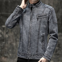Jaqueta Jeans Masculina Bonzzano BZ162 com estilo vintage e moderno