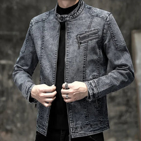 Jaqueta Jeans Masculina Bonzzano BZ162 com estilo vintage e moderno