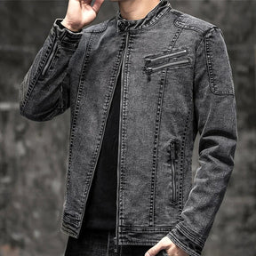 Jaqueta Jeans Masculina Bonzzano BZ162 com estilo vintage e moderno