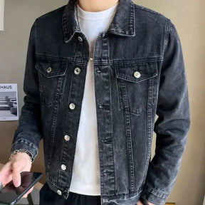 Jaqueta Jeans Masculina Bonzzano BZ160 com botões metálicos exclusivos.