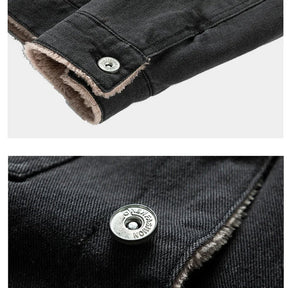 Jaqueta Jeans Masculina Bonzzano BZ142 com interior forrado e design moderno.