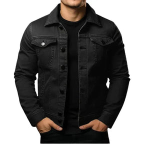 Jaqueta Jeans Masculina Slim Bonzzano BZ073 em jeans premium azul