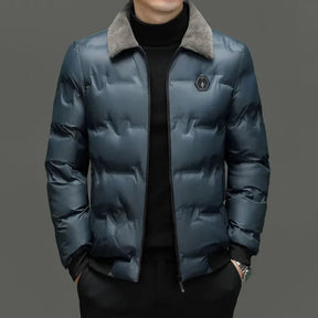 Jaqueta Masculina Bonzzano BZ129 em poliéster com enchimento de algodão.