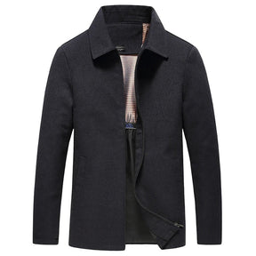 Jaqueta Masculina Bonzzano BZ110 em poliéster com design clássico e funcional.