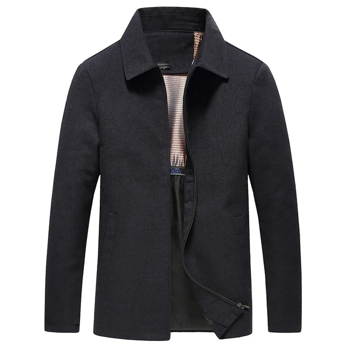 Jaqueta Masculina Bonzzano BZ110 em poliéster com design clássico e funcional.
