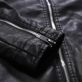 Jaqueta Masculina Bonzzano BZ115 em couro premium, estilo moderno.