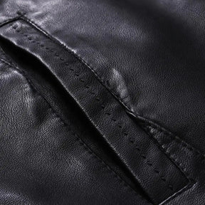 Jaqueta Masculina Bonzzano BZ115 em couro premium, estilo moderno.