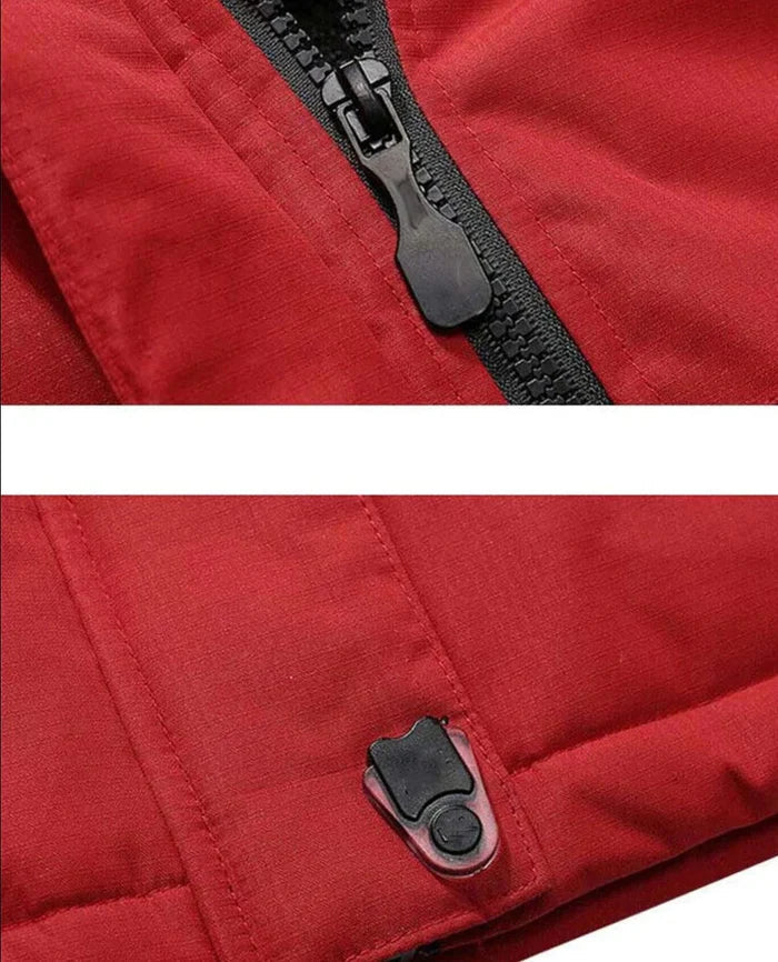 Jaqueta Masculina Forrada Bonzzano BZ113 em ambiente gelado