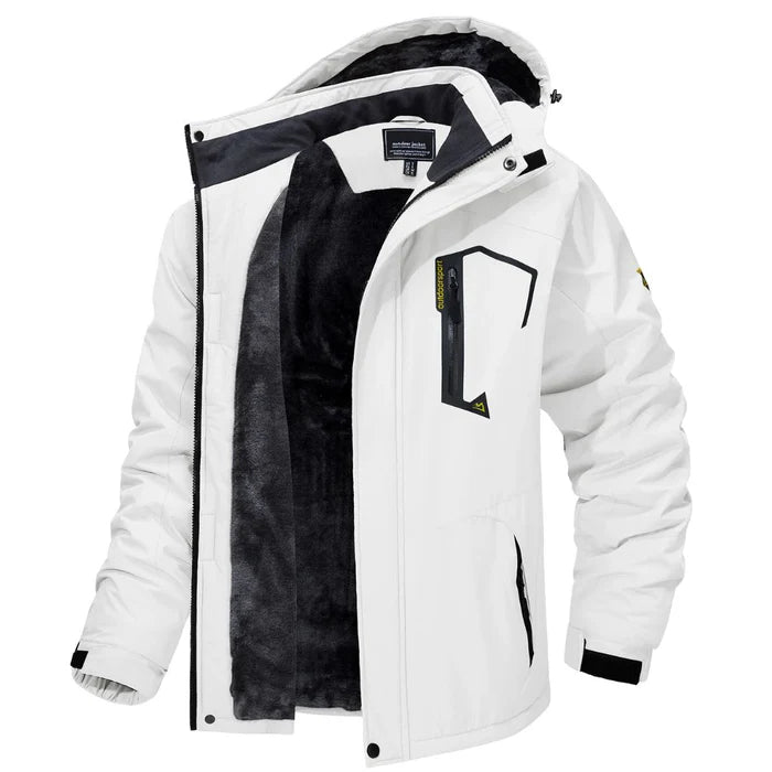Jaqueta Masculina Forrada Bonzzano BZ113 em ambiente gelado