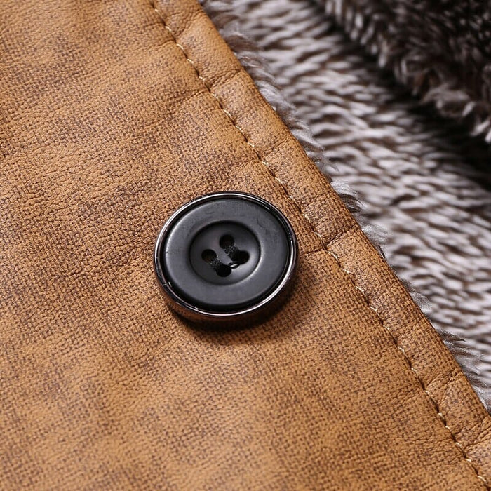 Jaqueta Masculina Forrada Bonzzano BZ093 em fundo neutro, destacando seu design sofisticado e funcional.