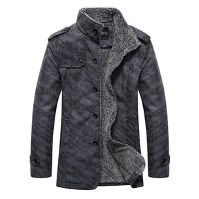 Jaqueta Masculina Forrada Bonzzano BZ093 em fundo neutro, destacando seu design sofisticado e funcional.
