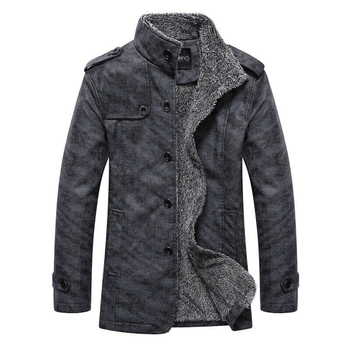 Jaqueta Masculina Forrada Bonzzano BZ093 em fundo neutro, destacando seu design sofisticado e funcional.